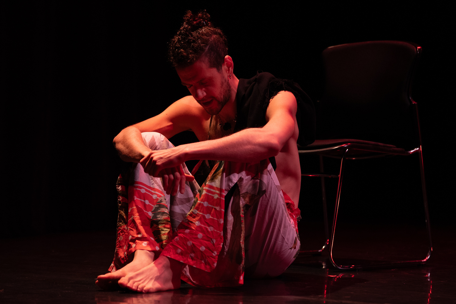 Audience watching the Borderline performance at Counterpulse