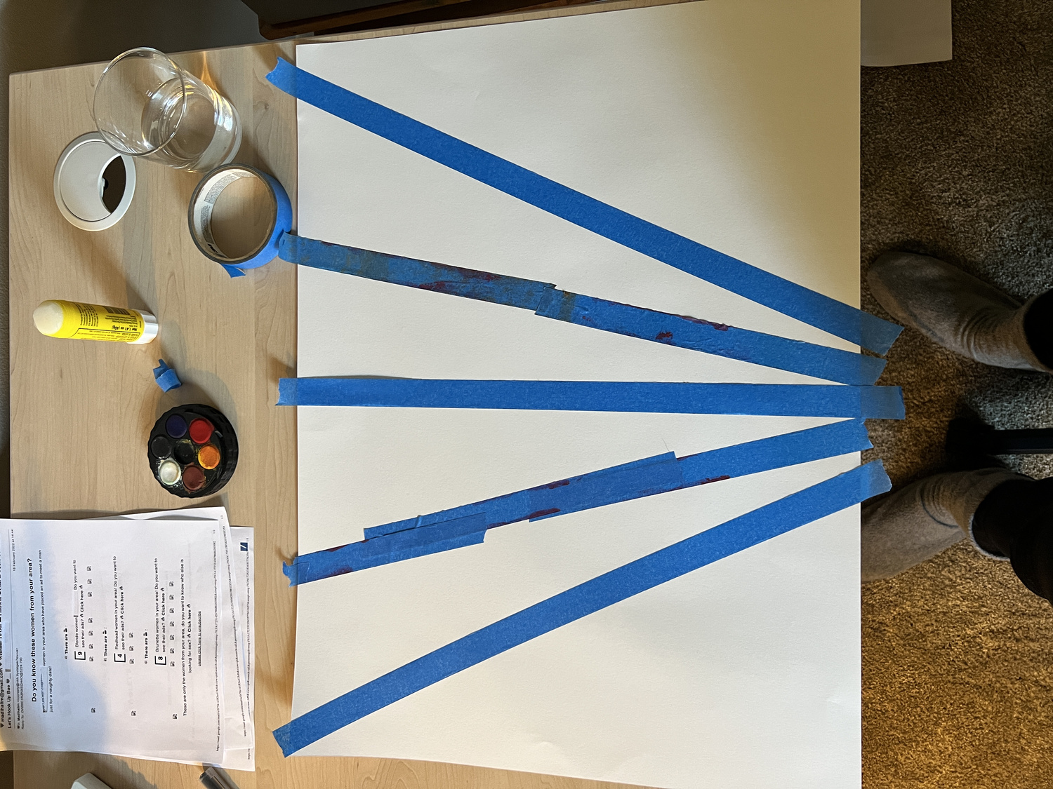 Close-up of collaged corporate and scam language transformed into poetry