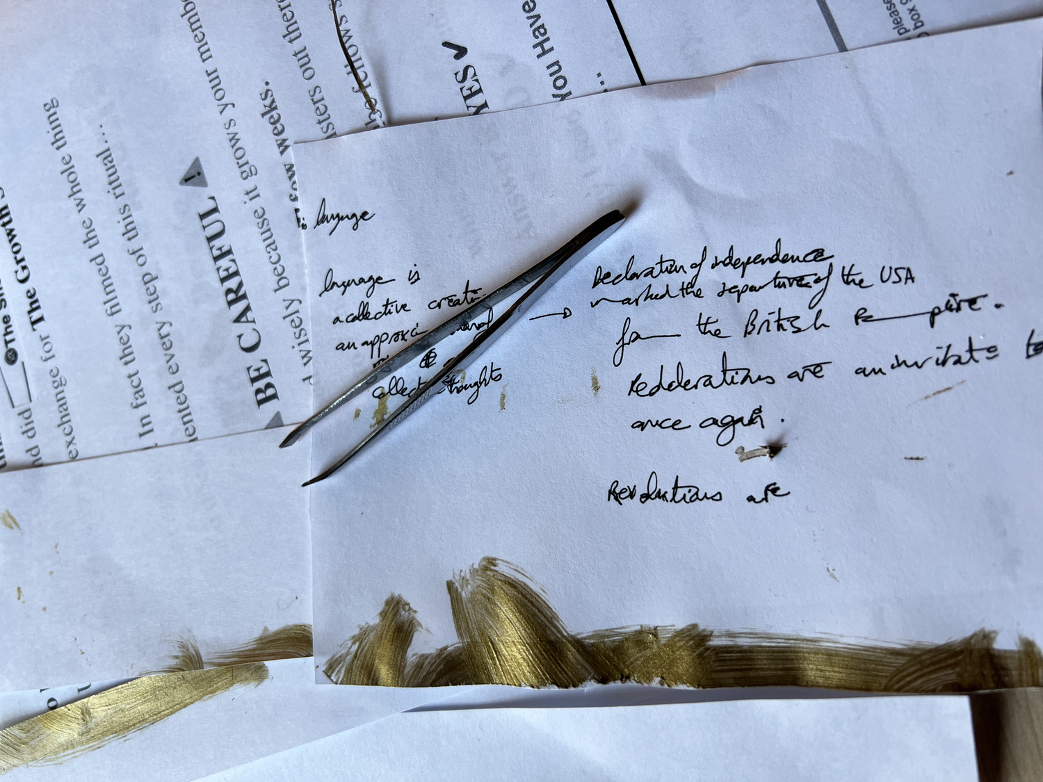 Overview of the gallery exhibition with appropriation-based works