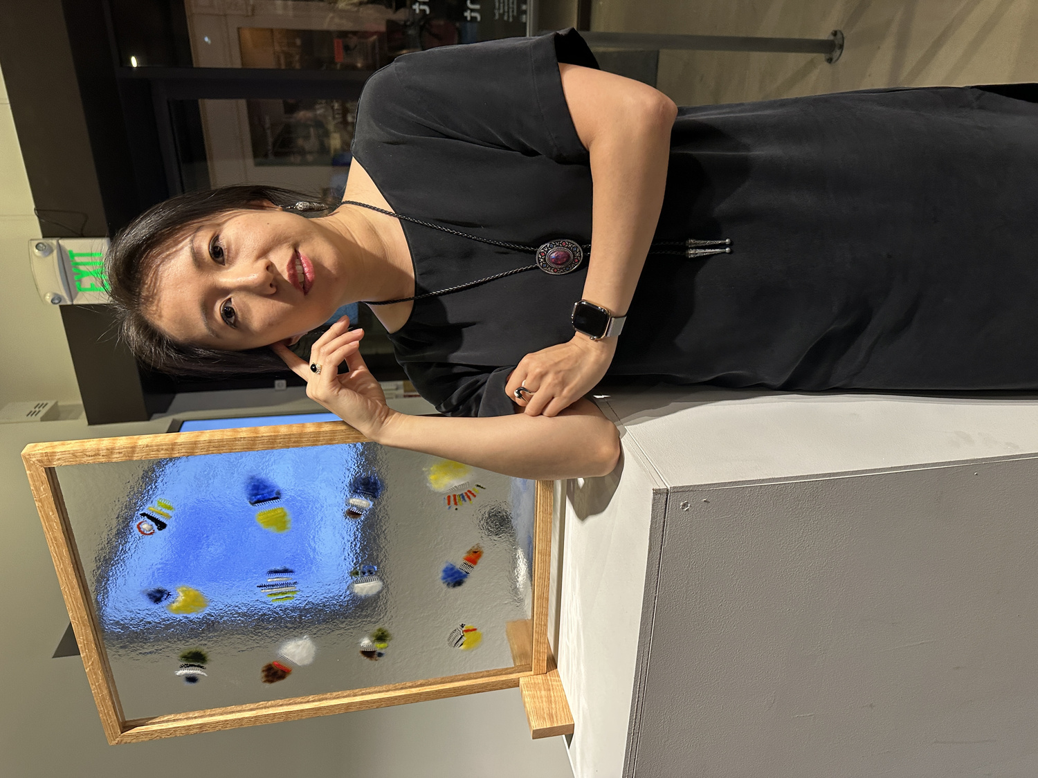 Halim performing and gesturing during the Versus.exe live session