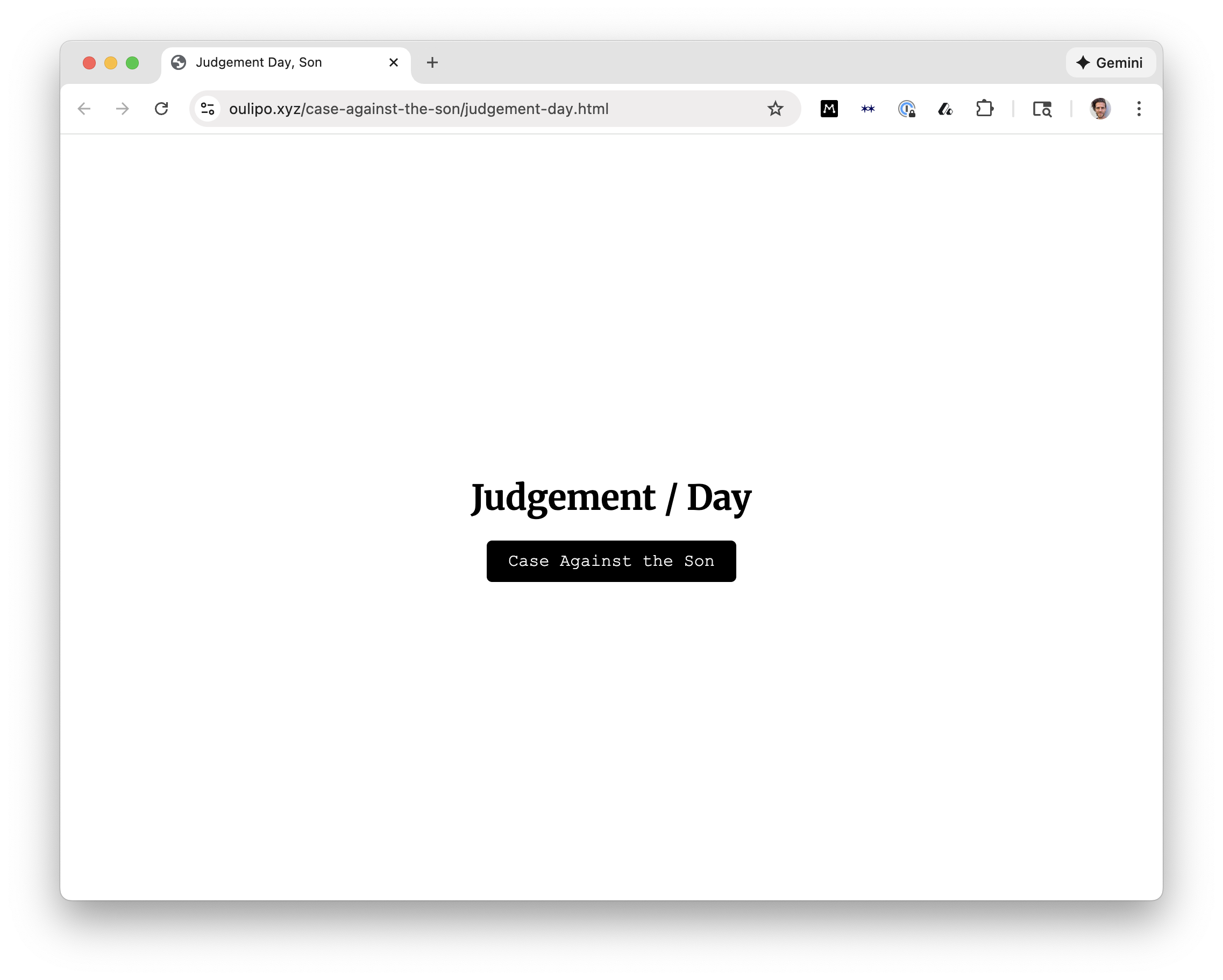 Case Against the Son - performance series
